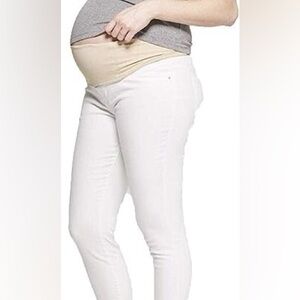 Isabel Maternity by Ingrid & Isabel White Skinny Maternity Jeans 10